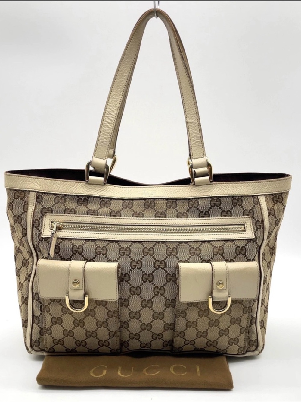 ✨Gucci GG Abbey Monogram Tote Bag with Dust bag👜✨